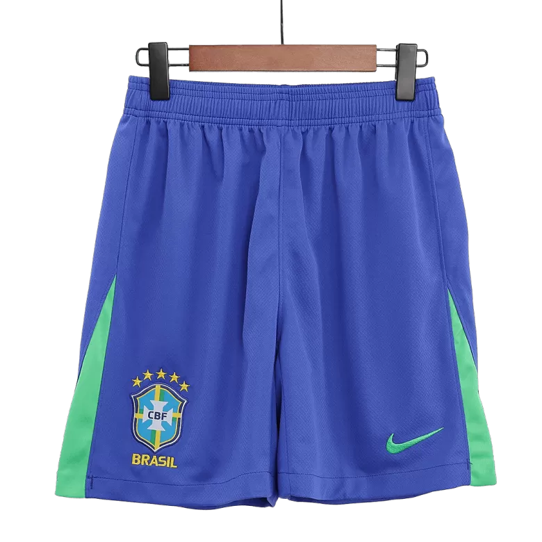 Brazil Soccer Shorts Custom Home 2024 - bestsoccerstore