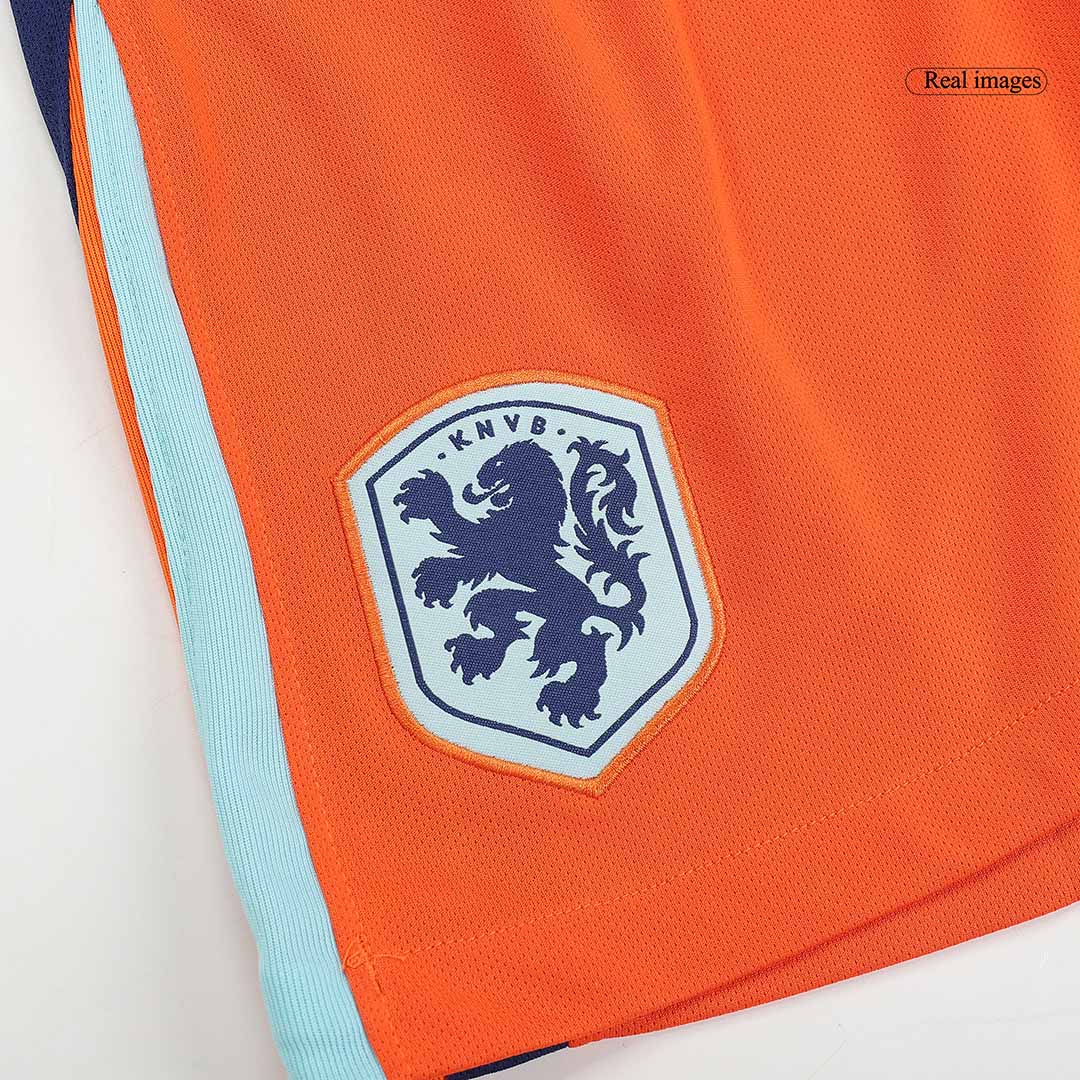 Netherlands Soccer Shorts Custom Home - bestsoccerstore
