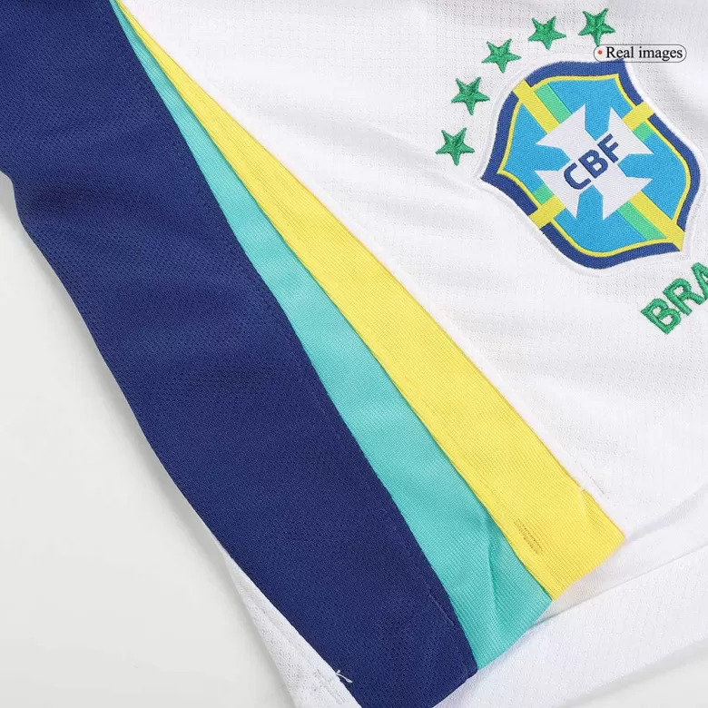 Brazil Soccer Shorts Custom Away 2024 - bestsoccerstore