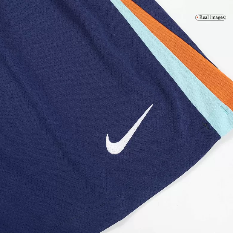 Netherlands Soccer Shorts Custom Away 2024 - bestsoccerstore