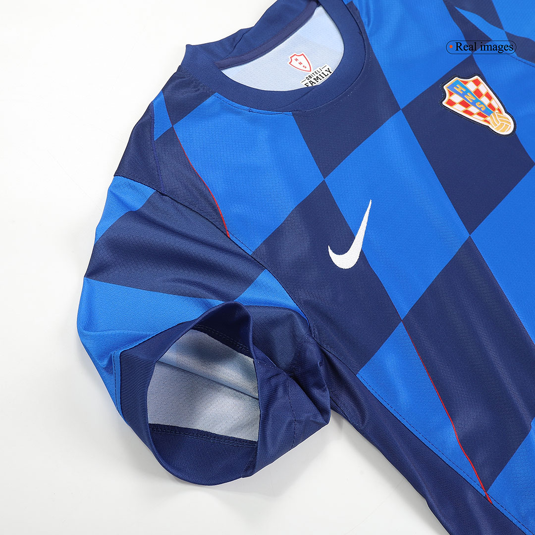 Croatia Soccer Jersey Away Custom Shirt - bestsoccerstore