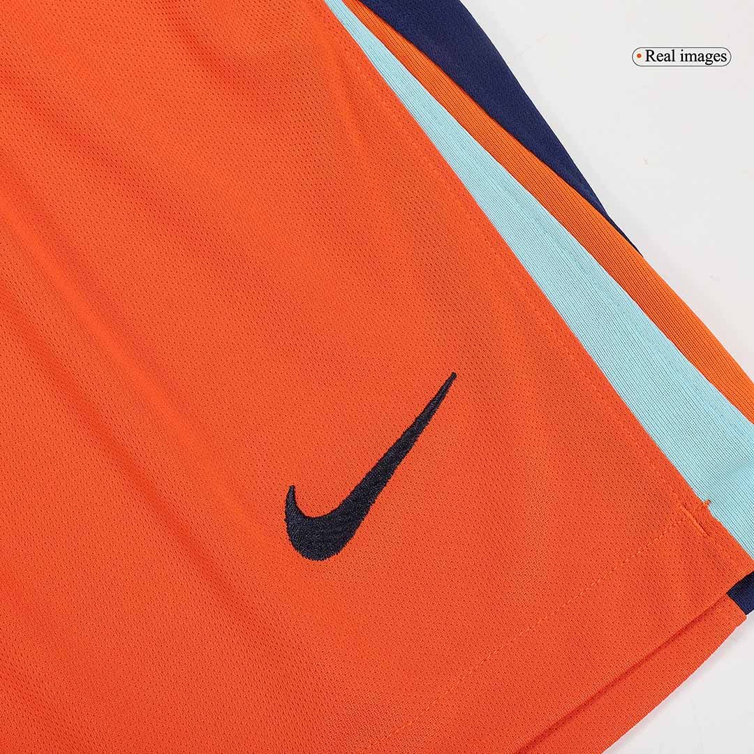 Netherlands Soccer Shorts Custom Home - bestsoccerstore