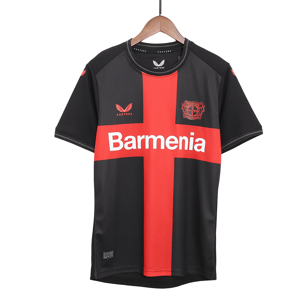 Bayer 04 Leverkusen Custom Player Version Home Soccer Jersey 2023/24 - bestsoccerstore