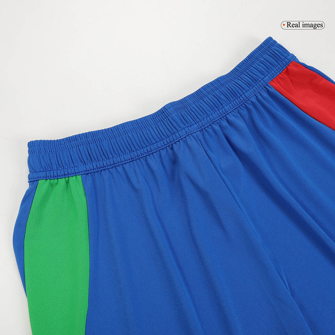 Italy Soccer Shorts Custom Away - bestsoccerstore