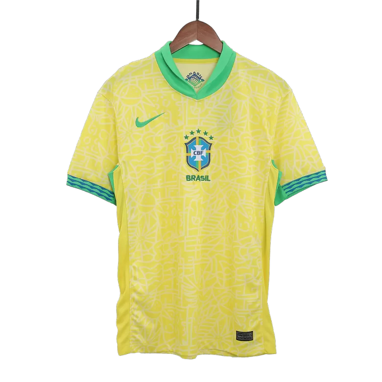 Brazil Home Custom Full Soccer Kit 2024 - bestsoccerstore