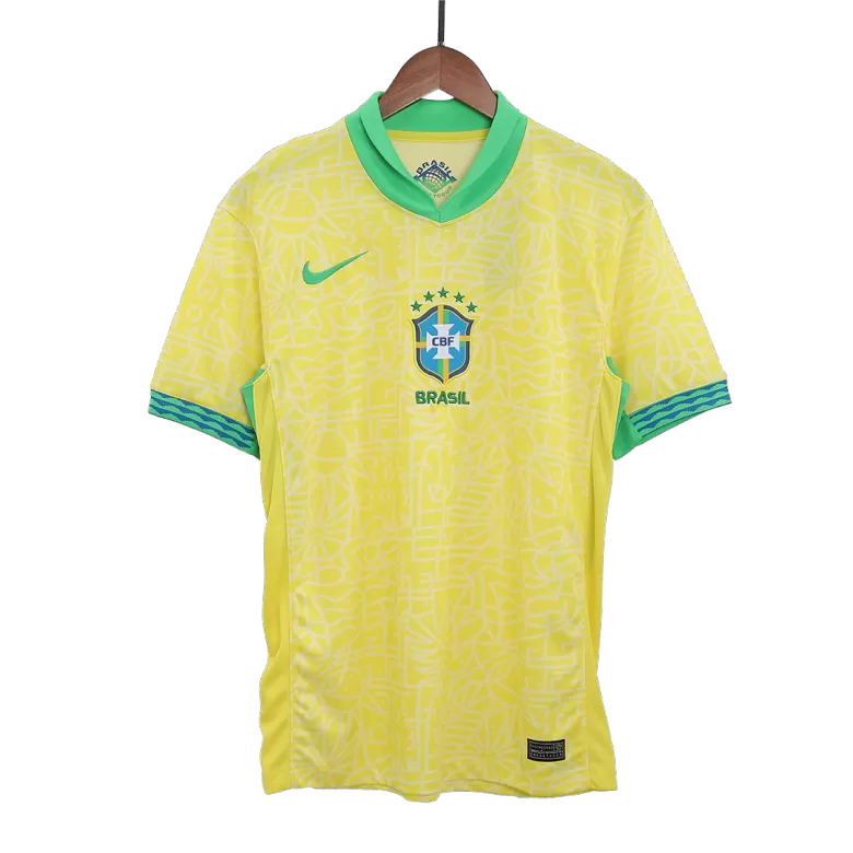 Brazil Home Soccer Uniform Kits 2024 - bestsoccerstore