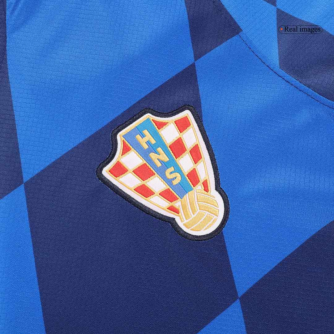 Croatia Soccer Jersey Away Custom Shirt - bestsoccerstore