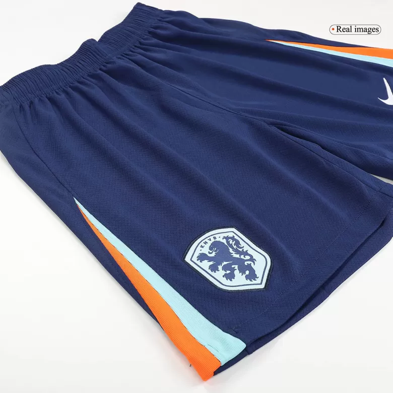 Netherlands Soccer Shorts Custom Away 2024 - bestsoccerstore