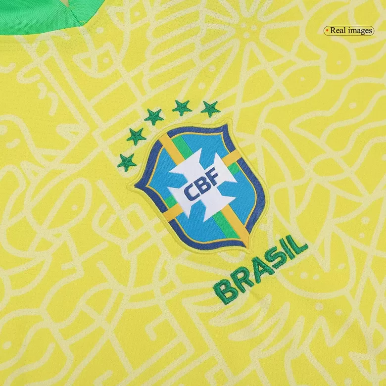 Brazil Home Custom Full Soccer Kit 2024 - bestsoccerstore