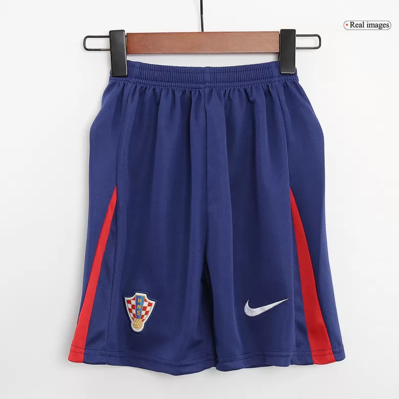 Kids Croatia Custom Away Soccer Kits 2024 - bestsoccerstore
