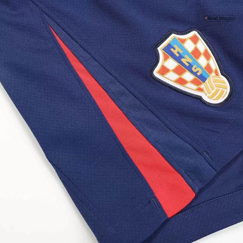 Croatia Soccer Shorts Custom Away 2024 - bestsoccerstore