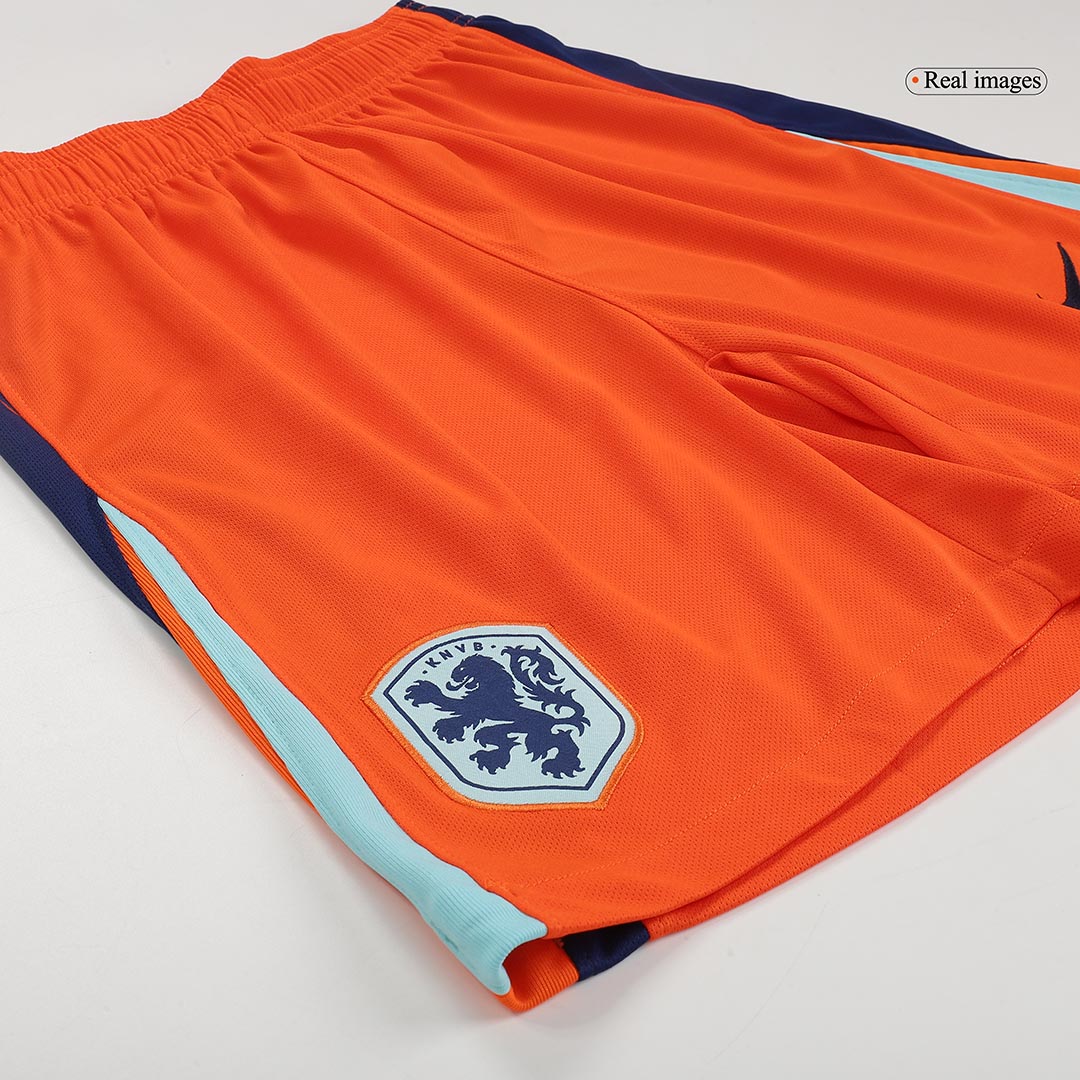 Netherlands Soccer Shorts Custom Home - bestsoccerstore