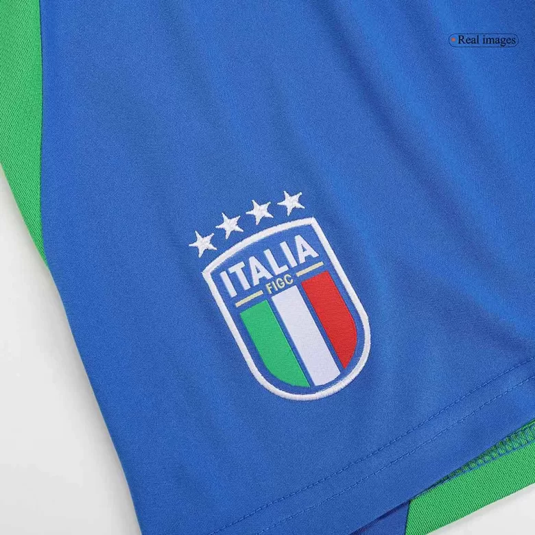 Italy Soccer Shorts Custom Away 2024 - bestsoccerstore