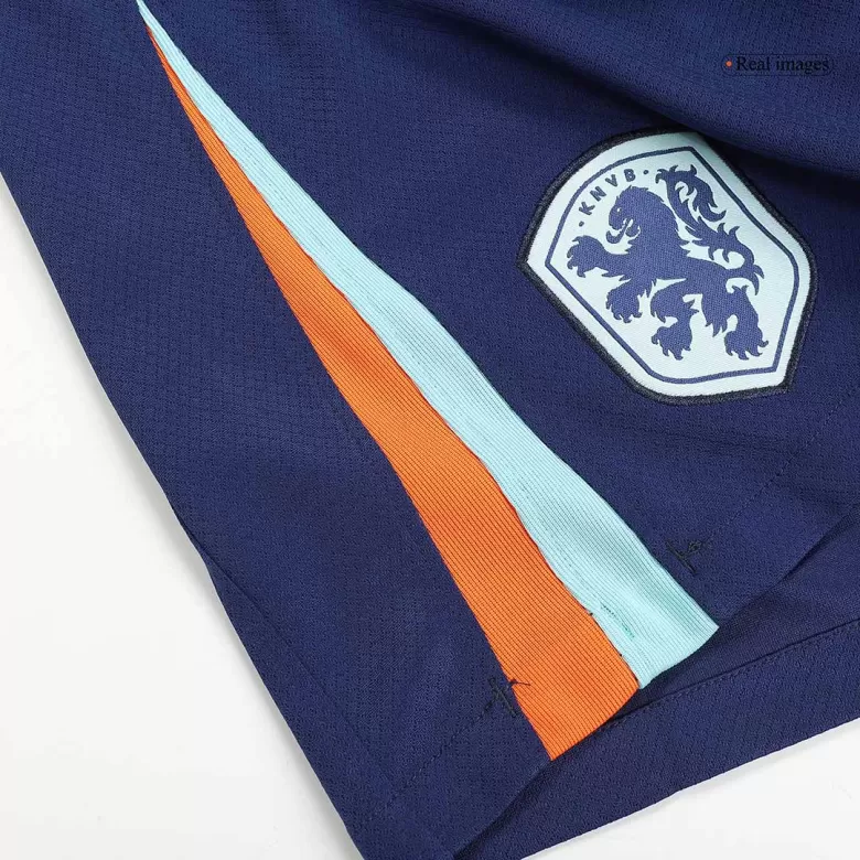 Netherlands Soccer Shorts Custom Away 2024 - bestsoccerstore