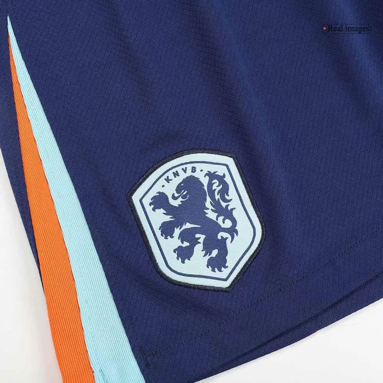 Netherlands Soccer Shorts Custom Away 2024 - bestsoccerstore