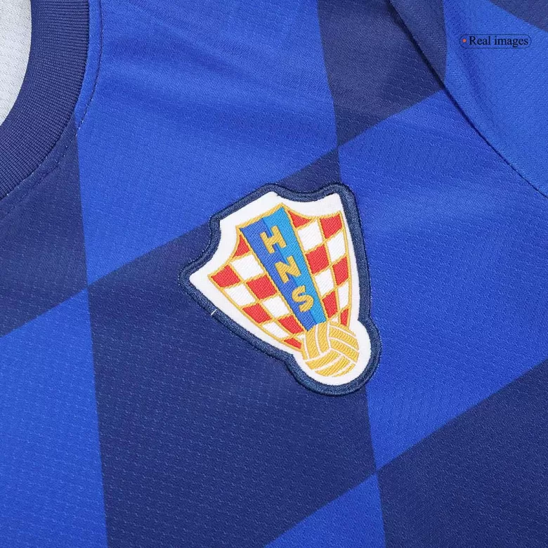 Kids Croatia Custom Away Soccer Kits 2024 - bestsoccerstore