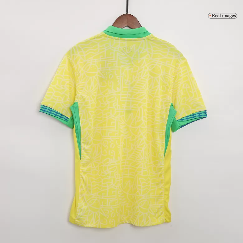 Brazil Home Custom Full Soccer Kit 2024 - bestsoccerstore