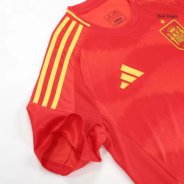 Spain Soccer Jersey Home Custom Shirt 2024 - bestsoccerstore