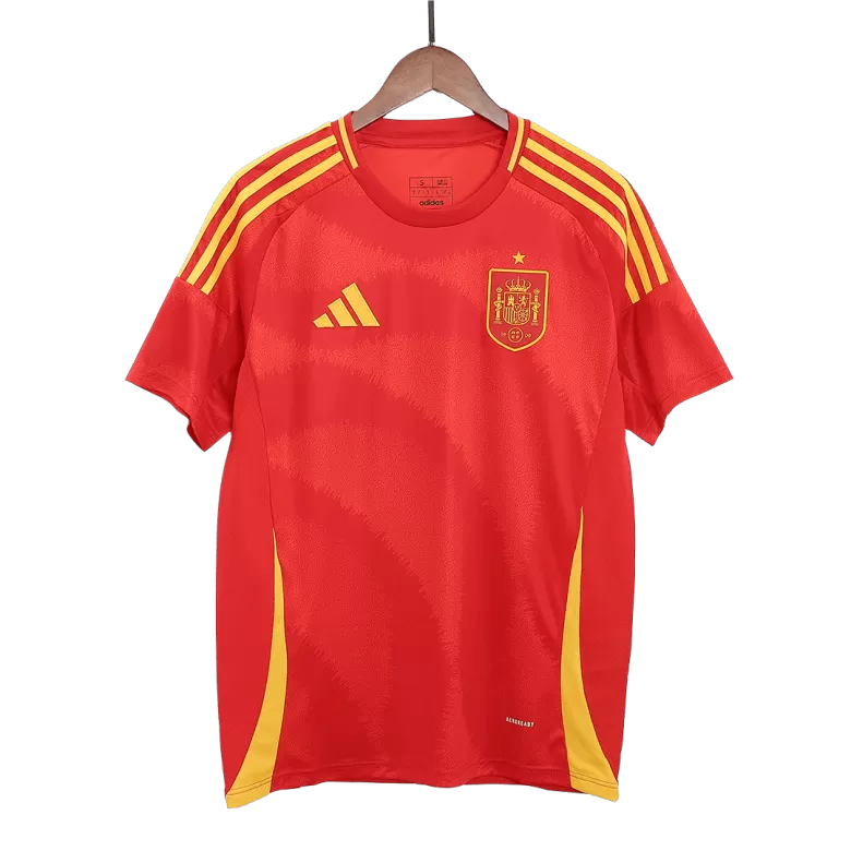 Spain Soccer Jersey Home Custom Shirt 2024 - bestsoccerstore