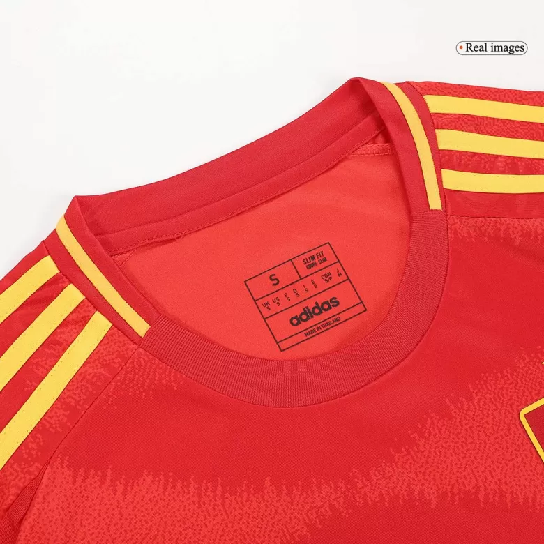 Spain Soccer Jersey Home Custom Shirt 2024 - bestsoccerstore