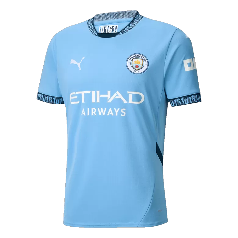 CHAMPIONS #24 Manchester City Soccer Jersey Home Shirt 2024/25 - bestsoccerstore