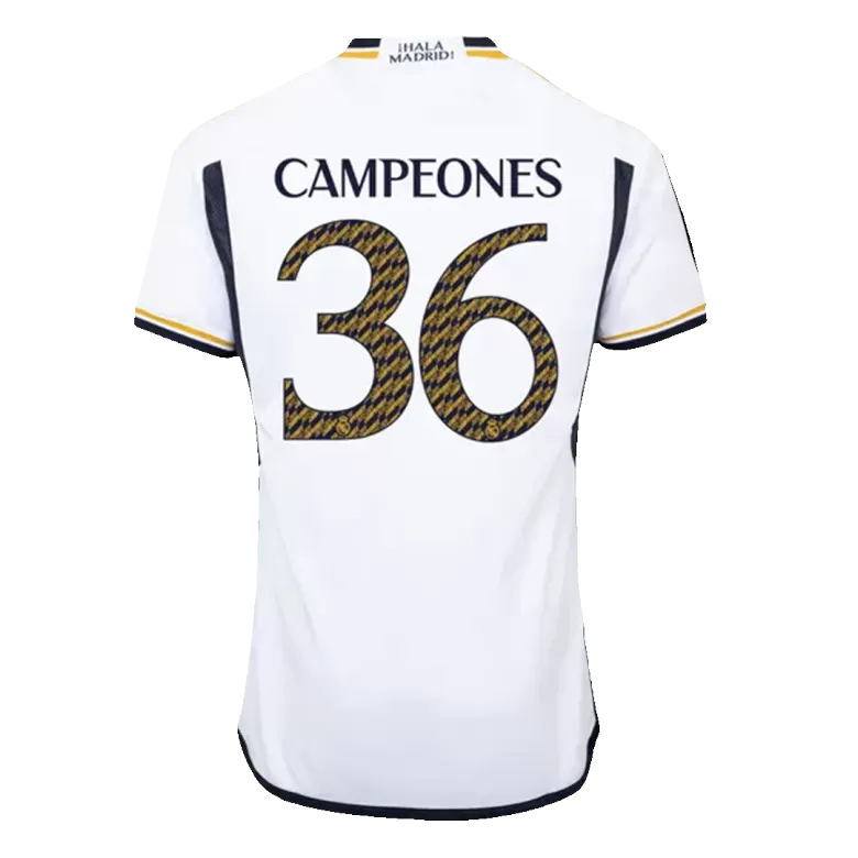 CAMPEONES #36 Real Madrid Home Soccer Jersey 2023/24 - bestsoccerstore