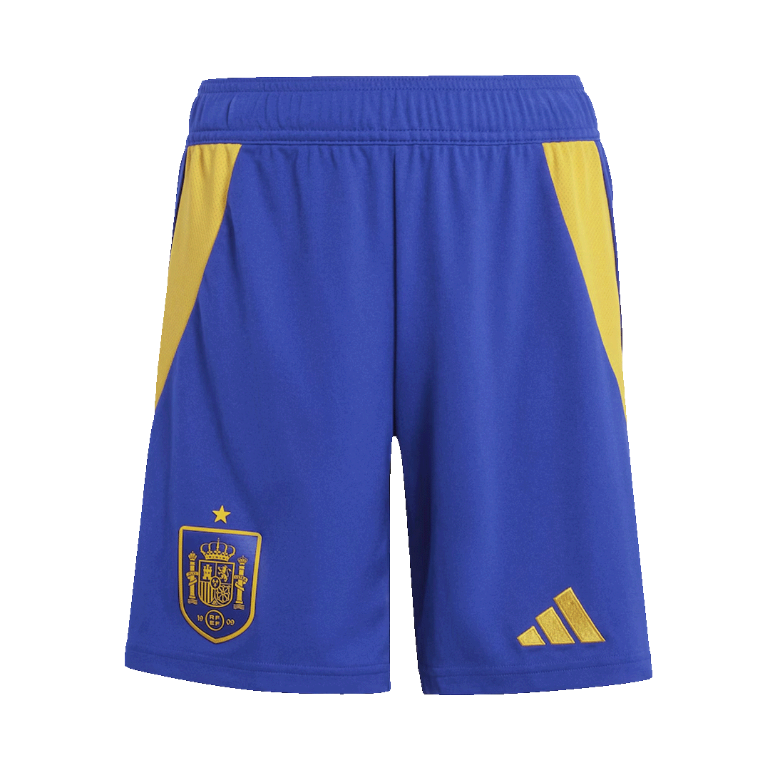 Spain Soccer Shorts Custom Home - bestsoccerstore