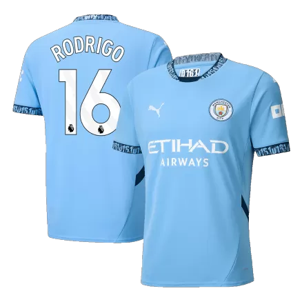 RODRIGO #16 Manchester City Soccer Jersey Home Shirt 2024/25 - bestsoccerstore