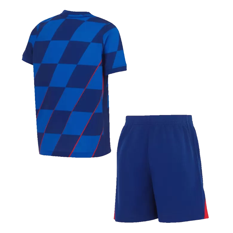 Kids Croatia Custom Away Soccer Kits 2024 - bestsoccerstore