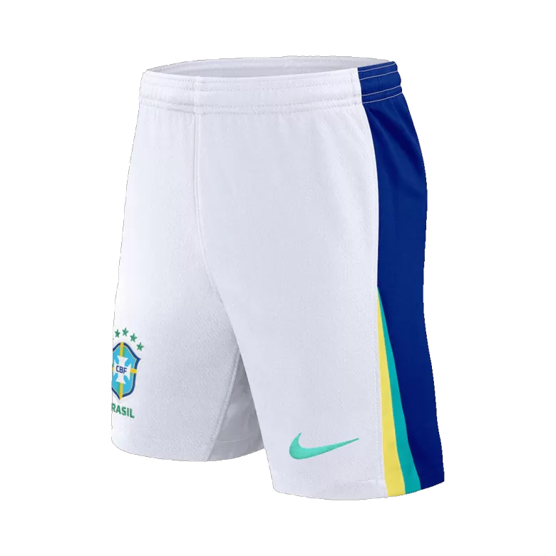 Brazil Soccer Shorts Custom Away 2024 - bestsoccerstore