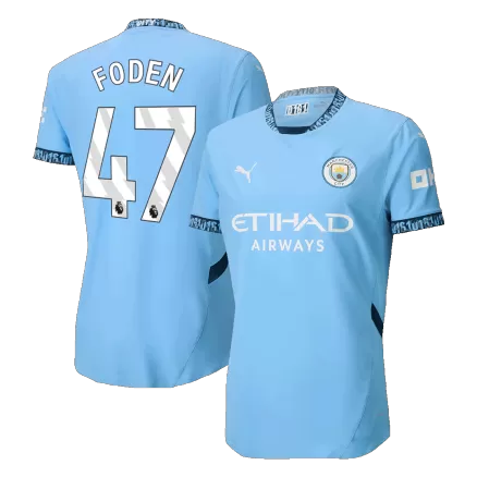 Authentic FODEN #47 Soccer Jersey Manchester City Home Shirt 2024/25 - bestsoccerstore