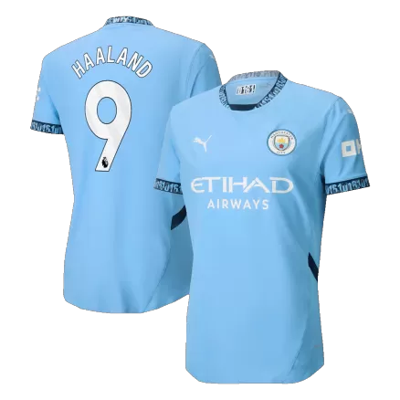 Authentic HAALAND #9 Soccer Jersey Manchester City Home Shirt 2024/25 - bestsoccerstore