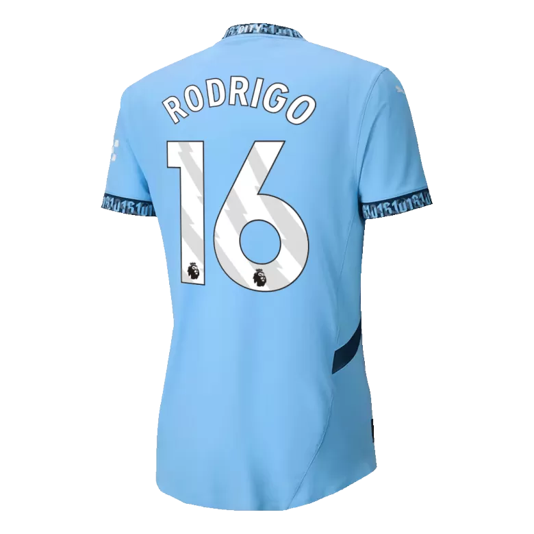 Authentic RODRIGO #16 Soccer Jersey Manchester City Home Shirt 2024/25 - bestsoccerstore