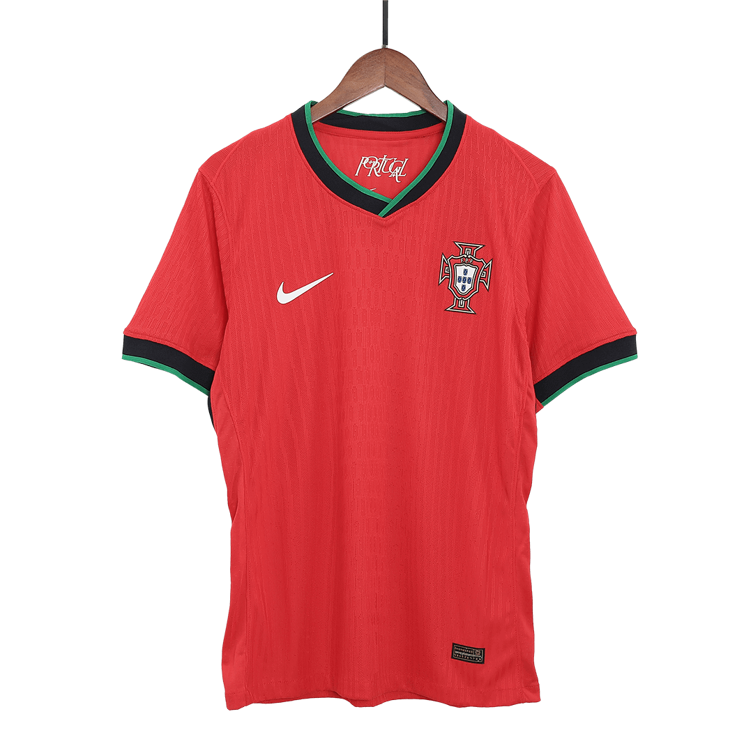 Portugal Home Custom Player Version Soccer Jersey Euro
