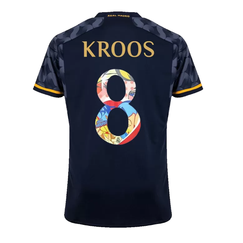 KROOS #8 Real Madrid Soccer Jersey Away Custom Shirt (Sen2 Font ) 2023/24 - bestsoccerstore