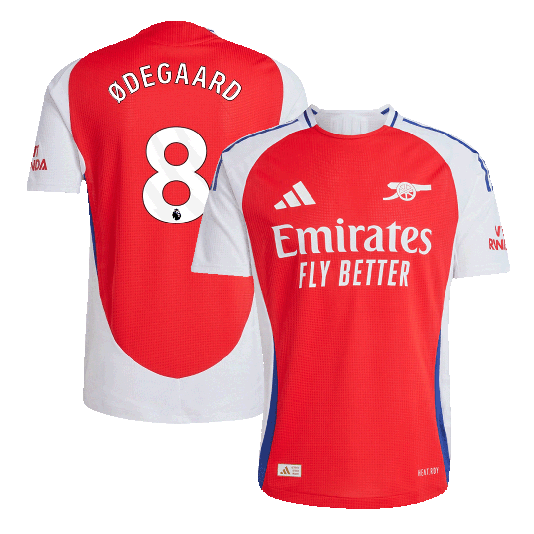 Arsenal ØDEGAARD #8 Home Custom Player Version Soccer Jersey - bestsoccerstore