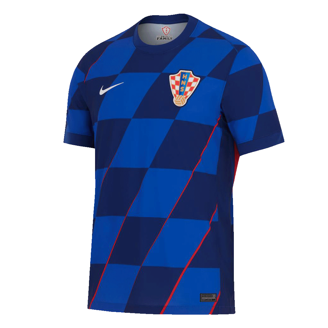 Croatia Soccer Jersey Away Custom Shirt - bestsoccerstore
