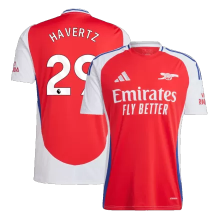 HAVERTZ #29 Arsenal Soccer Jersey Home Custom Shirt 2024/25 - bestsoccerstore