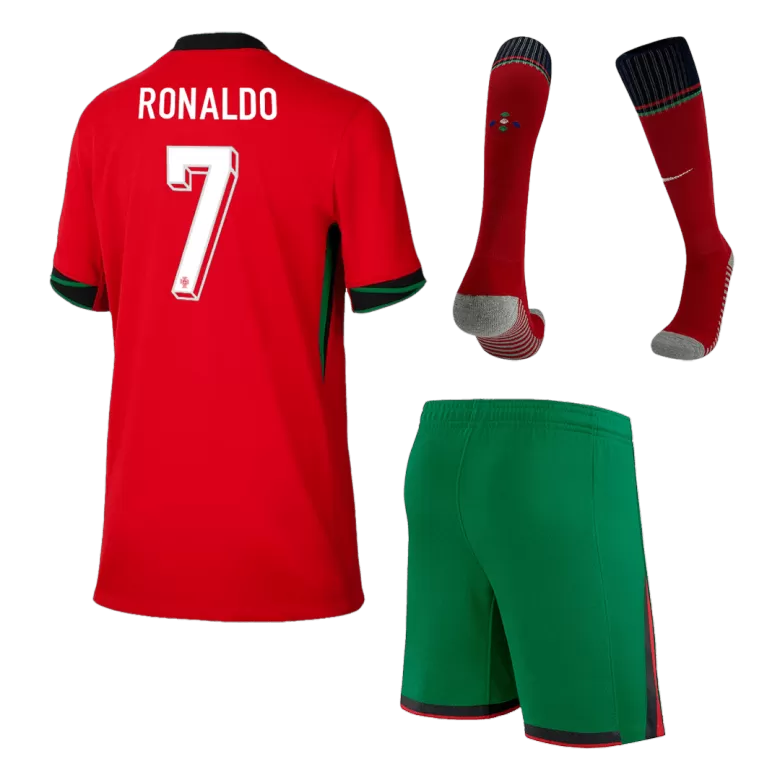 Kids Portugal RONALDO #7 Custom Home Full Soccer Kits
2024 - bestsoccerstore