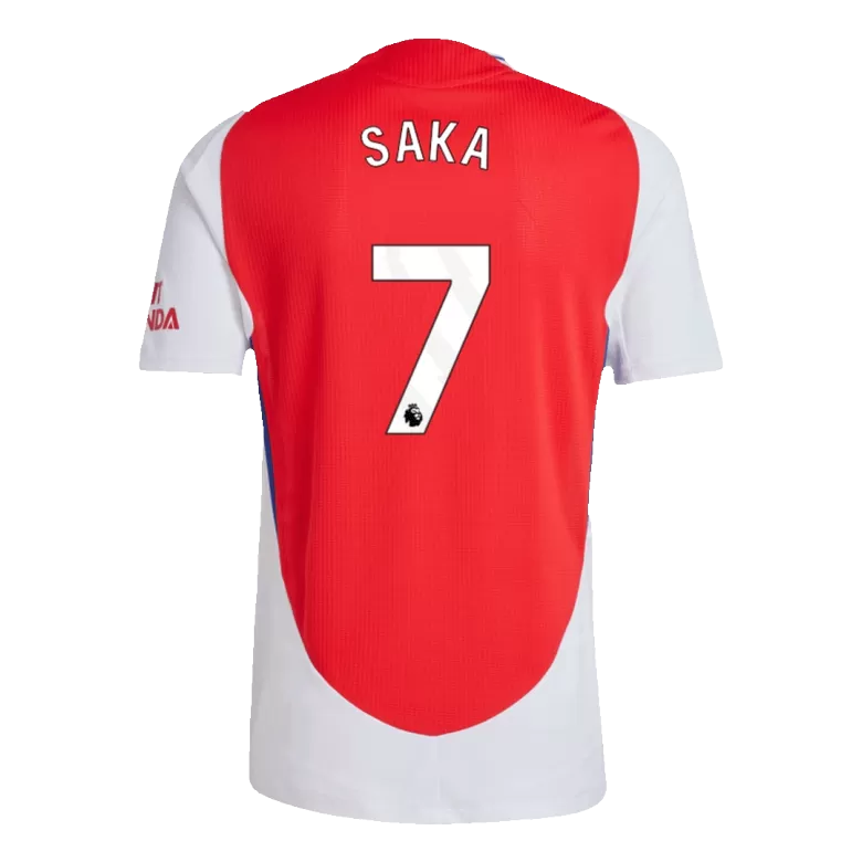 Authentic SAKA #7 Soccer Jersey Arsenal Home Shirt 2024/25 - bestsoccerstore