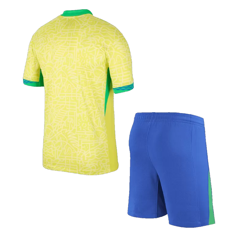 Brazil Home Soccer Uniform Kits 2024 - bestsoccerstore