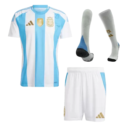 Argentina Home Custom Full Soccer Kit 2024 - bestsoccerstore