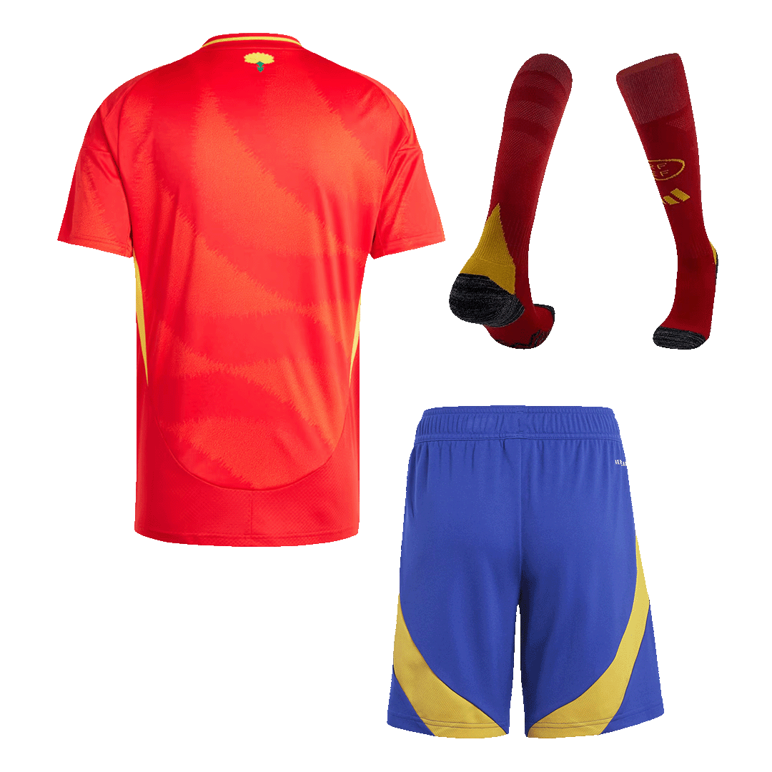 Spain Home Custom Full Soccer Kit