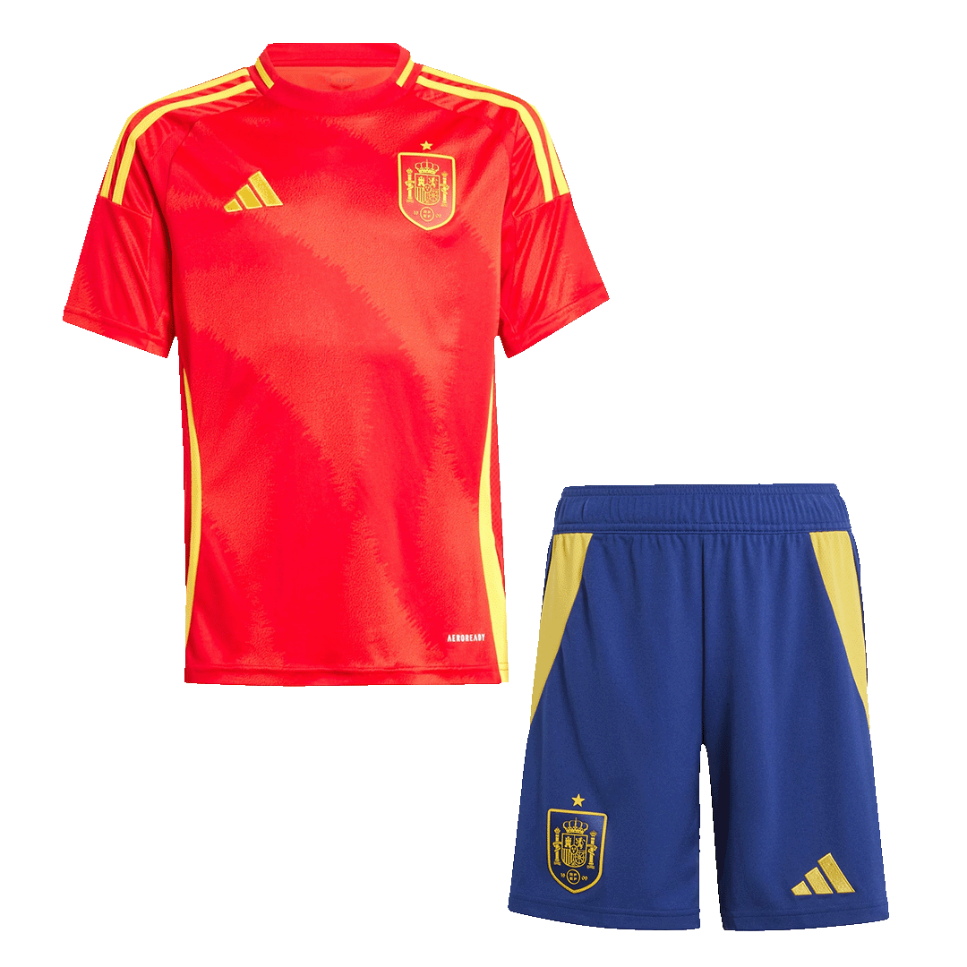 Kids Spain Custom Home Soccer Kits - bestsoccerstore