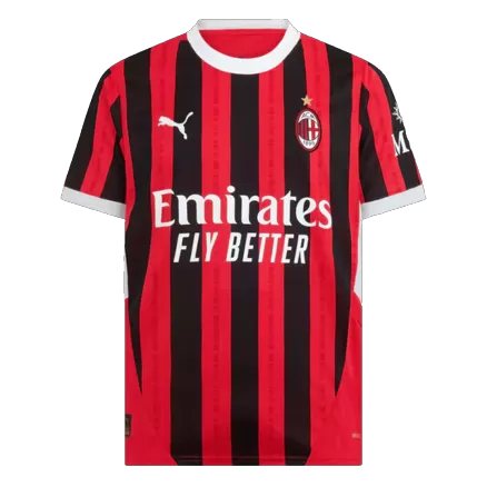 AC Milan Soccer Jersey Home Custom Shirt 2024/25 - bestsoccerstore