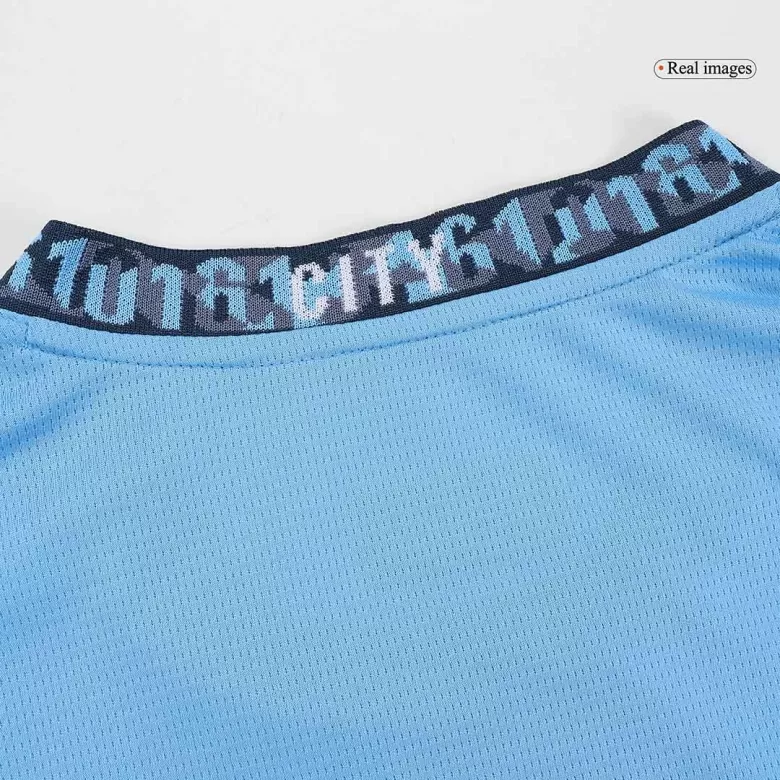 DE BRUYNE #17 Manchester City Soccer Jersey Home Custom Shirt 2024/25-UCL - bestsoccerstore