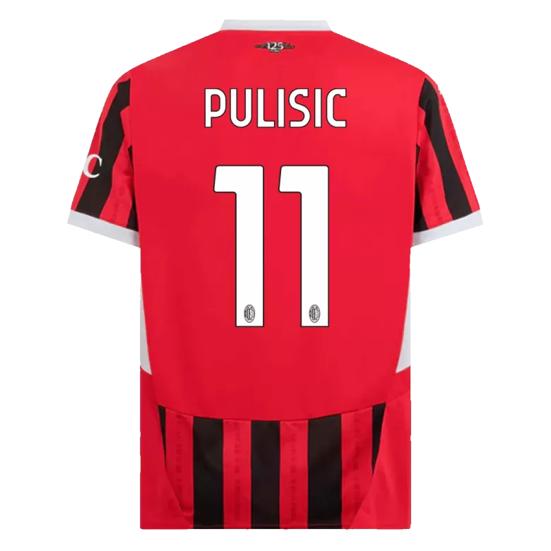 PULISIC #11 AC Milan Soccer Jersey Home Shirt 2024/25 - bestsoccerstore