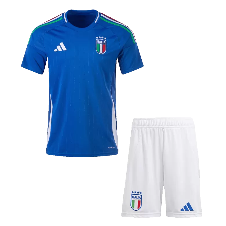 Italy Home Soccer Uniform Kits Euro 2024 Blue - bestsoccerstore