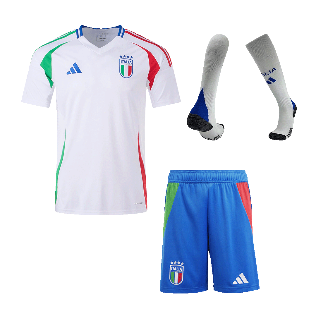 Italy Away Custom Full Soccer Kit - bestsoccerstore