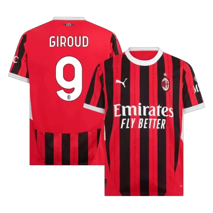 GIROUD #9 AC Milan Soccer Jersey Home Shirt 2024/25 - bestsoccerstore